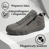 Męskie buty ortopedyczne Rovefund® | Wykonane z oryginalnej australijskiej skóry bydlęcej | Szyte ręcznie, wodoodporne i antypoślizgowe ✅ Wsparcie łuku stopy – wygodne chodzenie