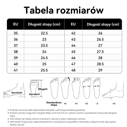 Ostatni dzień! 50% zniżki! ✅ Ortopedyczne obuwie medyczne zaprojektowane specjalnie dla osób z problemami stóp, aby uśmierzyć ból pleców, stawów i stóp.
