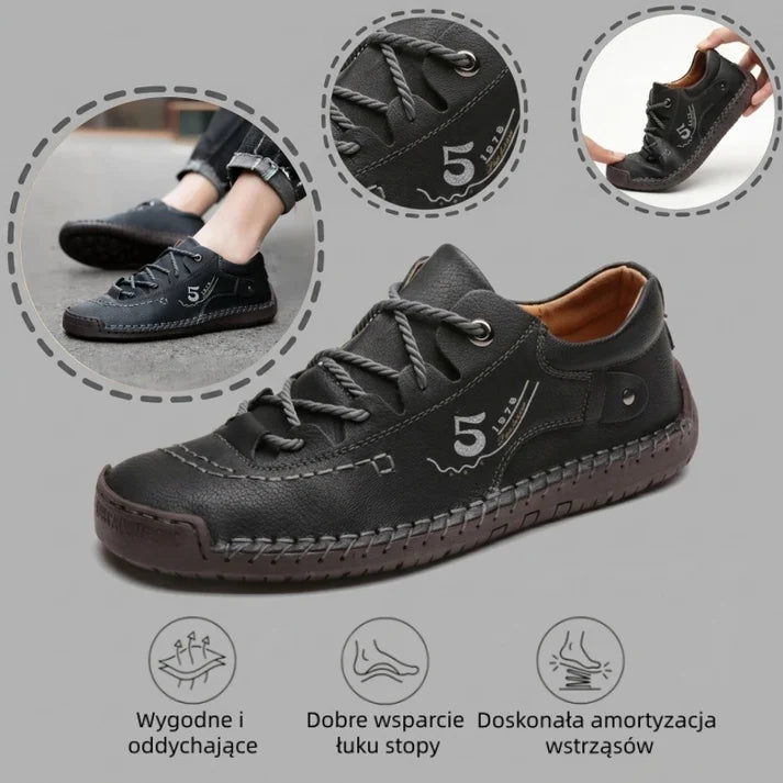 🔥 Oferta za pół ceny – tylko dzisiaj! Nie przegap okazji! Ortopedyczne buty z australijskiej skóry cielęcej ⏰ Ergonomiczna konstrukcja – zapewnia naturalne wsparcie łuku stopy 👞 Skutecznie łagodzą ból stóp