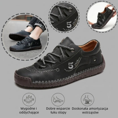 🔥 Oferta za pół ceny – tylko dzisiaj! Nie przegap okazji! Ortopedyczne buty z australijskiej skóry cielęcej ⏰ Ergonomiczna konstrukcja – zapewnia naturalne wsparcie łuku stopy 👞 Skutecznie łagodzą ból stóp