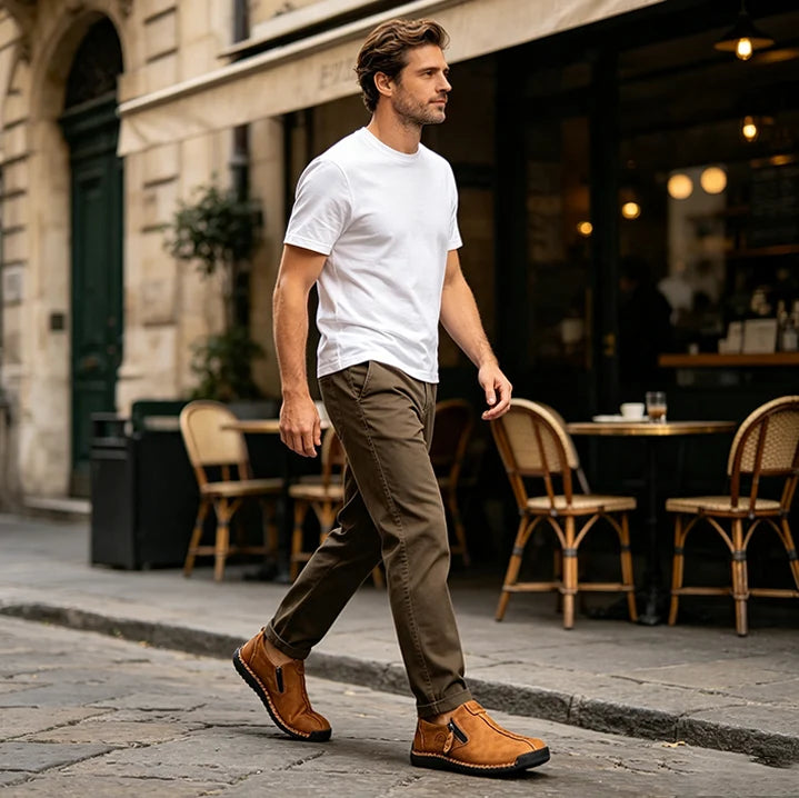 🎉Ostatni dzień! 50% zniżki! ✅ Buty ortopedyczne zaprojektowane specjalnie dla osób z problemami stóp, wykonane z australijskiej skóry cielęcej 👞 Zapewniają wsparcie łuku stopy i łagodzą ból pleców, stawów i stóp.