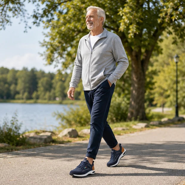 🔥Męskie buty ortopedyczne z amortyzacją ✅ Pożegnaj ból stóp i ciesz się całodziennym komfortem!