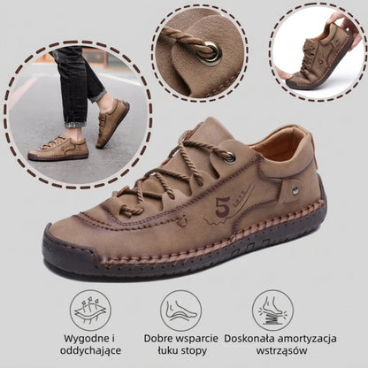 🔥 Oferta za pół ceny – tylko dzisiaj! Nie przegap okazji! Ortopedyczne buty z australijskiej skóry cielęcej ⏰ Ergonomiczna konstrukcja – zapewnia naturalne wsparcie łuku stopy 👞 Skutecznie łagodzą ból stóp