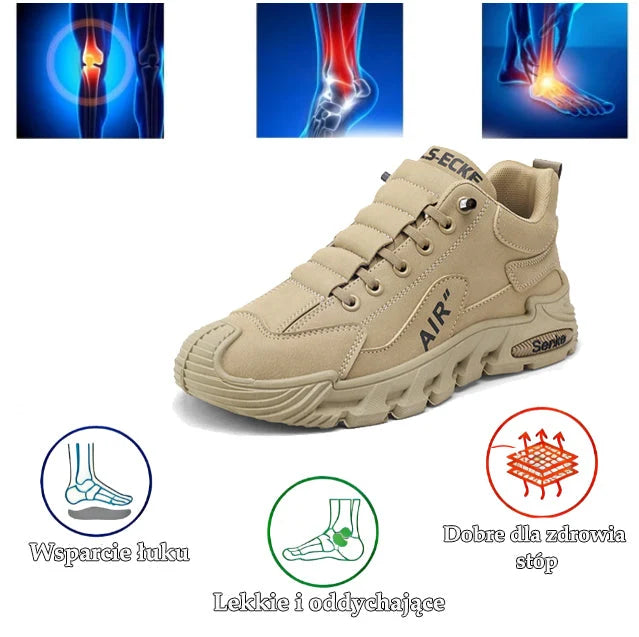 ⏰Oferta ograniczona czasowo – wkrótce wygaśnie✅Najnowszej generacji buty trekkingowe z podparciem łuku stopy i funkcją korygującą chód