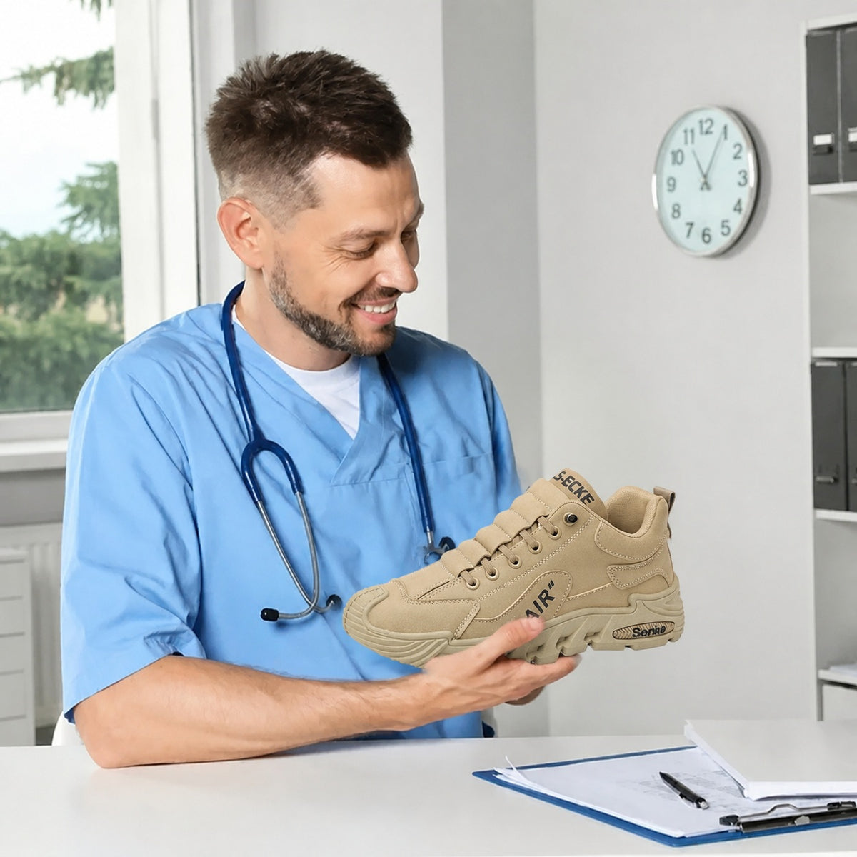 [⏰Ograniczona czasowo zniżka 60% – Nie przegap!] Ergonomicznie zaprojektowane buty ortopedyczne – Wysokiej jakości skóra + szycie ręczne 👞