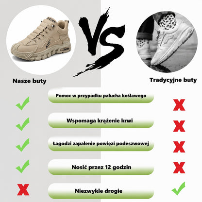 [⏰Ograniczona czasowo zniżka 60% – Nie przegap!] Ergonomicznie zaprojektowane buty ortopedyczne – Wysokiej jakości skóra + szycie ręczne 👞