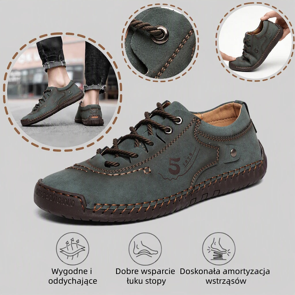 🔥 Oferta za pół ceny – tylko dzisiaj! Nie przegap okazji! Ortopedyczne buty z australijskiej skóry cielęcej ⏰ Ergonomiczna konstrukcja – zapewnia naturalne wsparcie łuku stopy 👞 Skutecznie łagodzą ból stóp