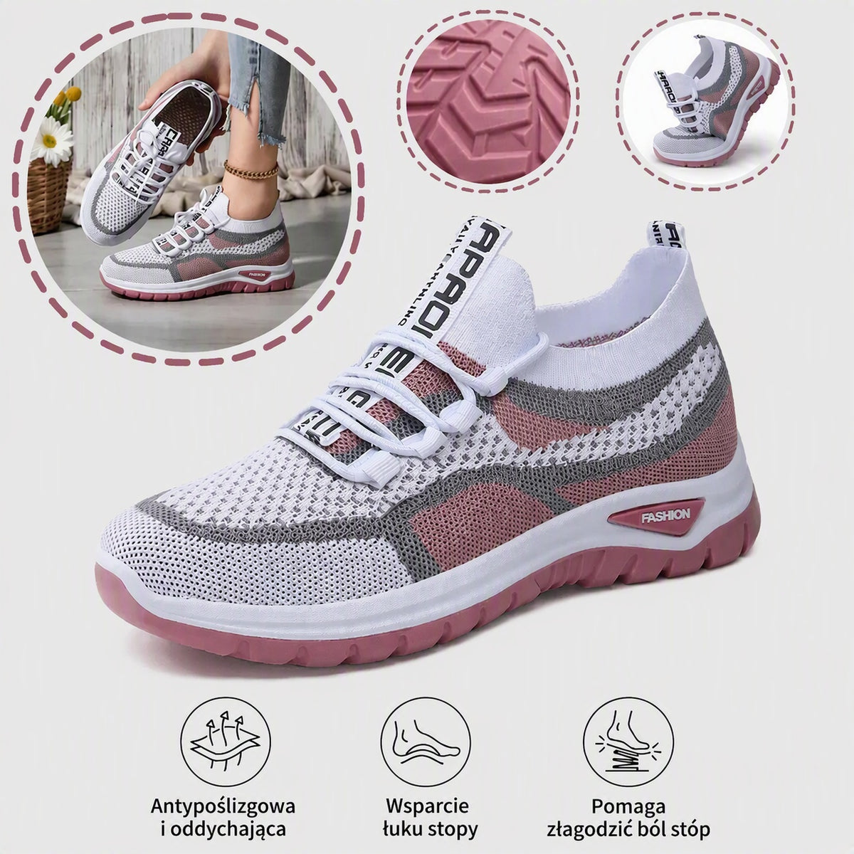 【🎁Ostatni dzień na 60% zniżki, nie przegap!】Ergonomiczne buty ortopedyczne z podparciem łuku stopy✅️, dzięki któremu chodzenie jest bezbolesne👞