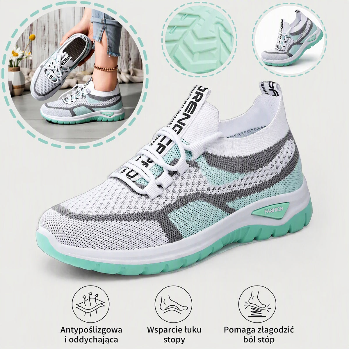 【🎁Ostatni dzień na 60% zniżki, nie przegap!】Ergonomiczne buty ortopedyczne z podparciem łuku stopy✅️, dzięki któremu chodzenie jest bezbolesne👞