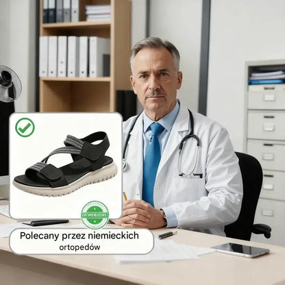 ⏰ Ostatni dzień z rabatem 60% – nie przegap okazji! ✅️ Wygodne sandały ze wsparciem łuku stopy – ergonomiczny design.