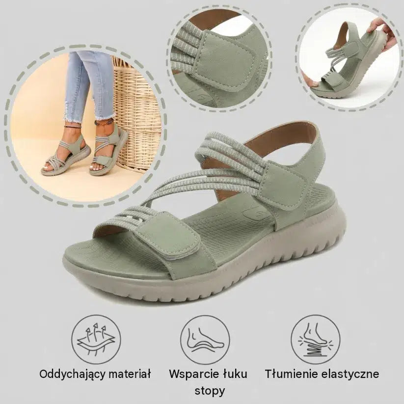 ⏰ Ostatni dzień z rabatem 60% – nie przegap okazji! ✅️ Wygodne sandały ze wsparciem łuku stopy – ergonomiczny design.
