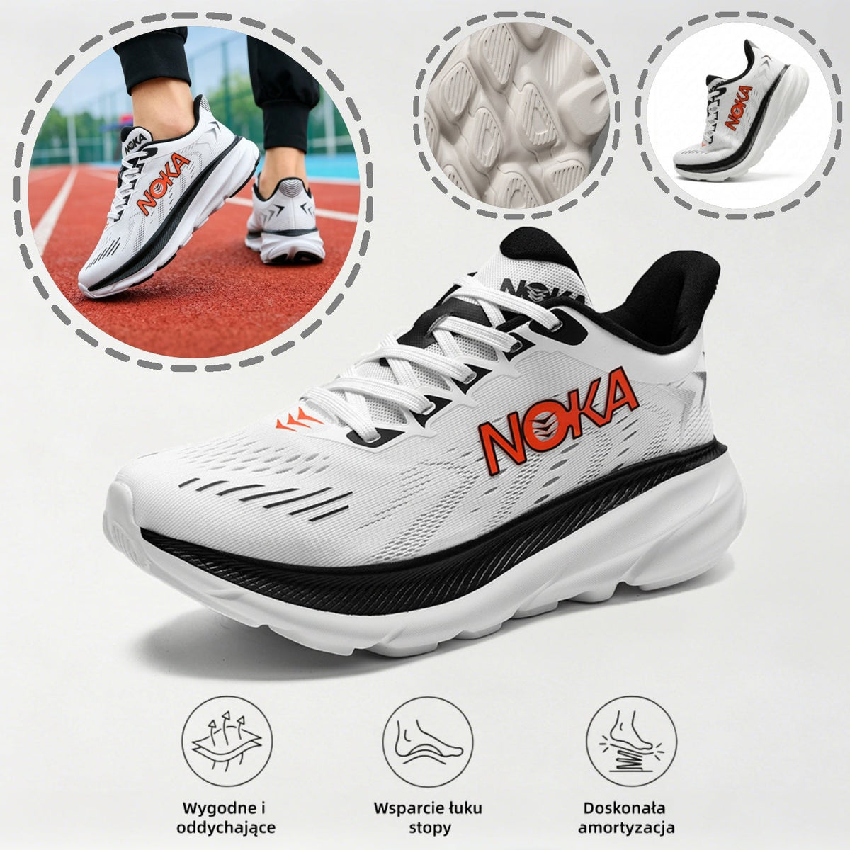 Buty ergonomiczne  Rovefund® | 👟 Idealne do codziennej aktywności | Konstrukcja z podparciem łuku stopy skutecznie redukuje zmęczenie.