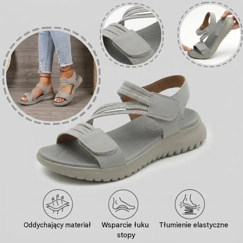 ⏰ Ostatni dzień z rabatem 60% – nie przegap okazji! ✅️ Wygodne sandały ze wsparciem łuku stopy – ergonomiczny design.