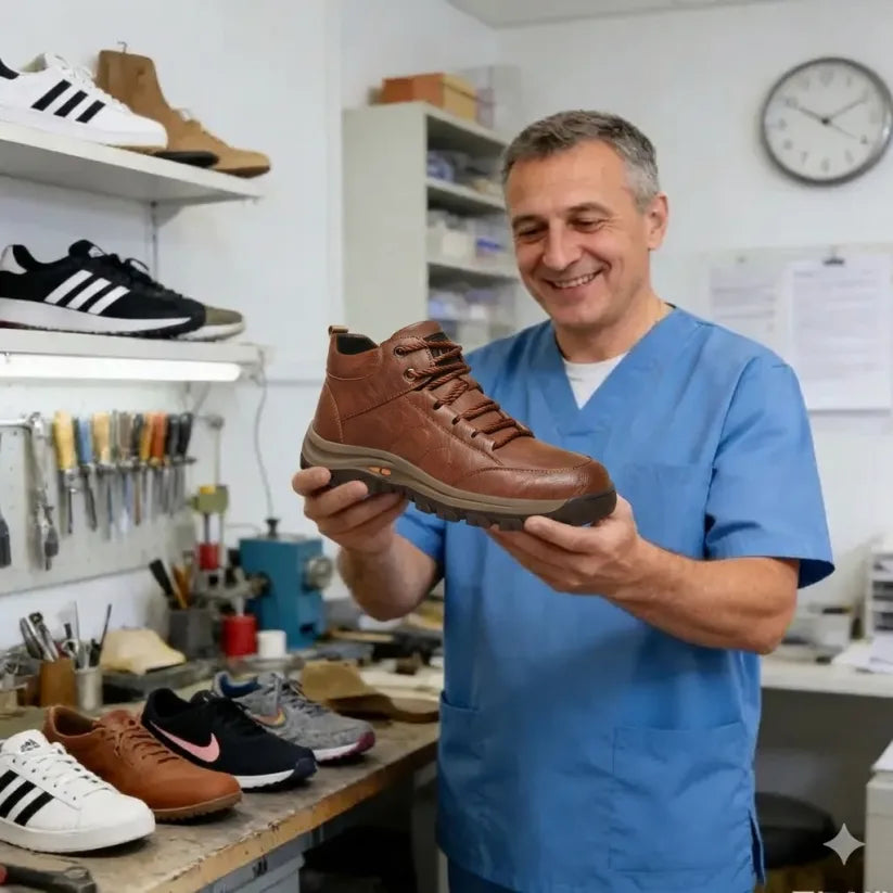 🔥50% zniżki dzisiaj — nie przegap! ⏰Ergonomicznie zaprojektowane buty ortopedyczne — ręcznie szyta skóra, konstrukcja z podparciem łuku stopy👞 z łatwością łagodzą ból stóp.