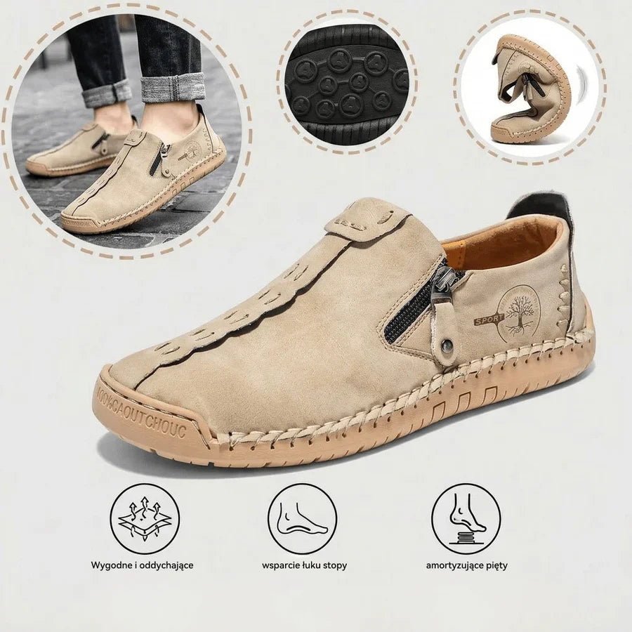 🎉Ostatni dzień! 50% zniżki! ✅ Buty ortopedyczne zaprojektowane specjalnie dla osób z problemami stóp, wykonane z australijskiej skóry cielęcej 👞 Zapewniają wsparcie łuku stopy i łagodzą ból pleców, stawów i stóp.