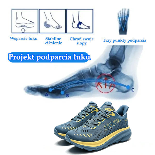 Buty ergonomiczne  Rovefund® | 👟 Idealne do codziennej aktywności | Konstrukcja z podparciem łuku stopy skutecznie redukuje zmęczenie.