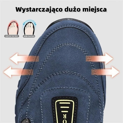 🔷50% zniżki dzisiaj – Nie przegap! ⬛Nowo zaprojektowane ortopedyczne buty zamszowe, miękkie, wygodne, wodoodporne i antypoślizgowe 🦶 Łagodzą ból stóp