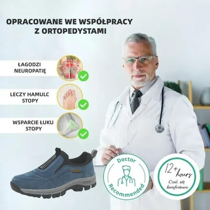 🔷50% zniżki dzisiaj – Nie przegap! ⬛Nowo zaprojektowane ortopedyczne buty zamszowe, miękkie, wygodne, wodoodporne i antypoślizgowe 🦶 Łagodzą ból stóp