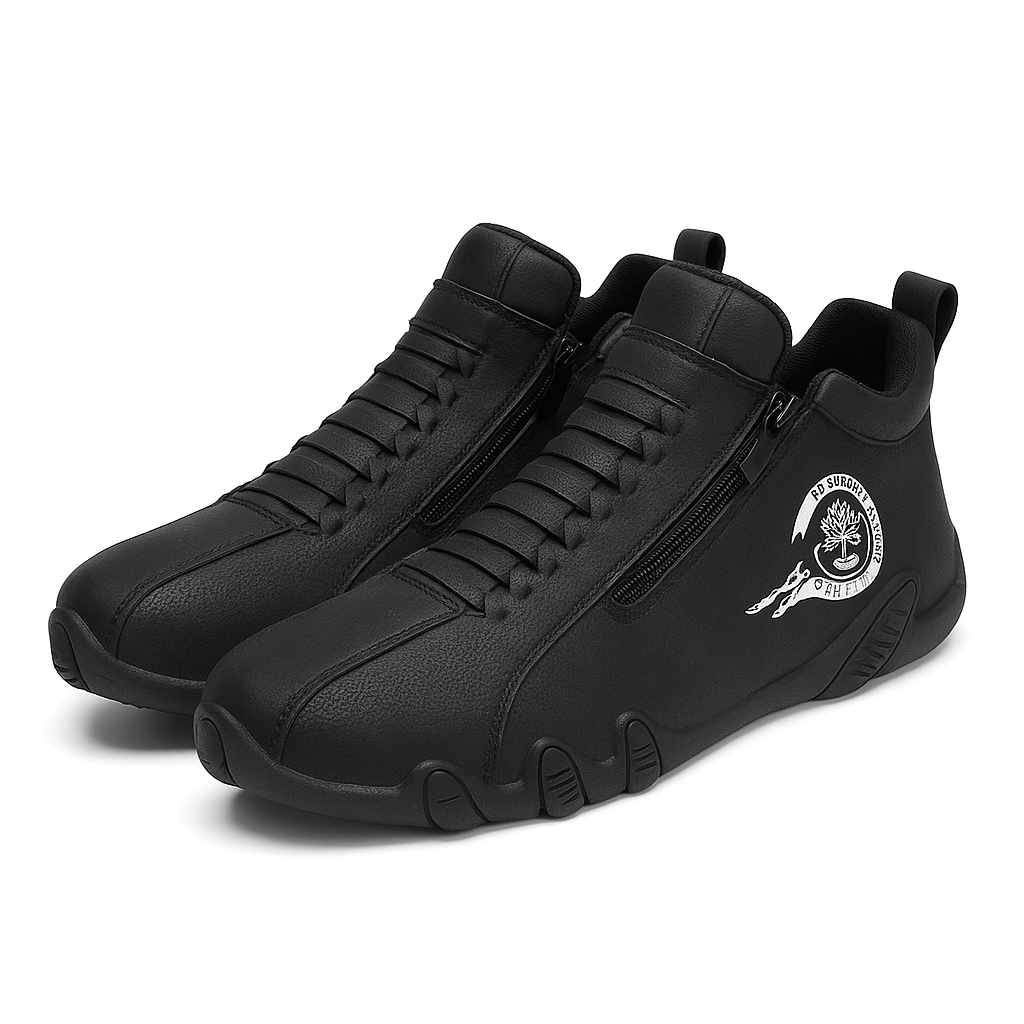 Męskie buty ortopedyczne Rovefund® | Wykonane z oryginalnej australijskiej skóry bydlęcej | Szyte ręcznie, wodoodporne i antypoślizgowe ✅ Wsparcie łuku stopy – wygodne chodzenie