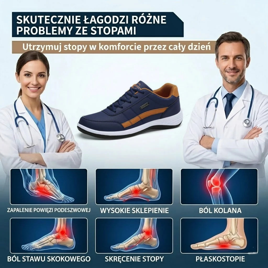 (🔥50% zniżki dzisiaj - nie przegap!) ⏰Rovefund® Ergonomiczna konstrukcja - Miękkie i wygodne buty ortopedyczne, pożegnaj się z bólem stóp i ciesz się komfortem przez cały dzień!
