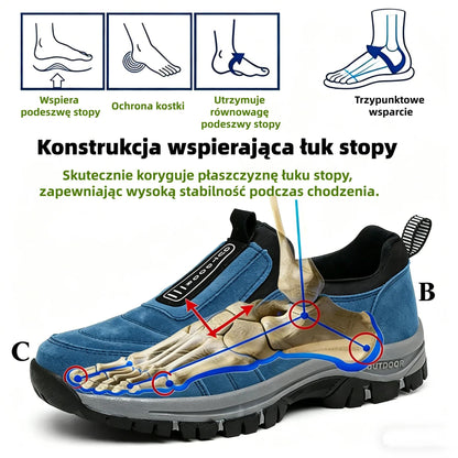 🔷50% zniżki dzisiaj – Nie przegap! ⬛Nowo zaprojektowane ortopedyczne buty zamszowe, miękkie, wygodne, wodoodporne i antypoślizgowe 🦶 Łagodzą ból stóp