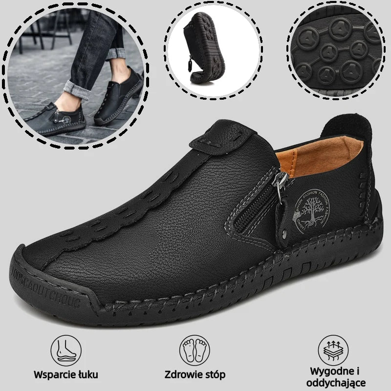 🎉Ostatni dzień! 50% zniżki! ✅ Buty ortopedyczne zaprojektowane specjalnie dla osób z problemami stóp, wykonane z australijskiej skóry cielęcej 👞 Zapewniają wsparcie łuku stopy i łagodzą ból pleców, stawów i stóp.