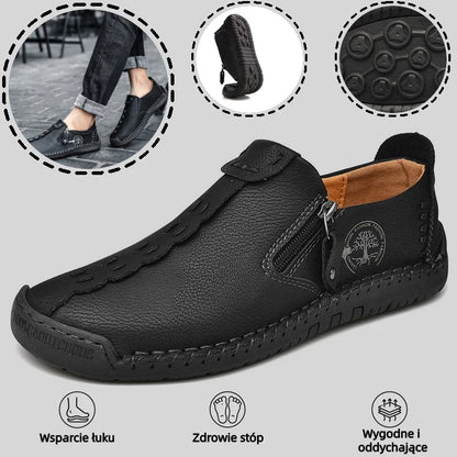 🎉Ostatni dzień! 50% zniżki! ✅ Buty ortopedyczne zaprojektowane specjalnie dla osób z problemami stóp, wykonane z australijskiej skóry cielęcej 👞 Zapewniają wsparcie łuku stopy i łagodzą ból pleców, stawów i stóp.