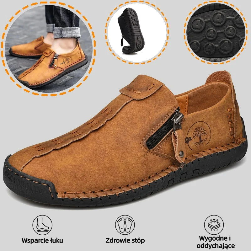 🎉Ostatni dzień! 50% zniżki! ✅ Buty ortopedyczne zaprojektowane specjalnie dla osób z problemami stóp, wykonane z australijskiej skóry cielęcej 👞 Zapewniają wsparcie łuku stopy i łagodzą ból pleców, stawów i stóp.