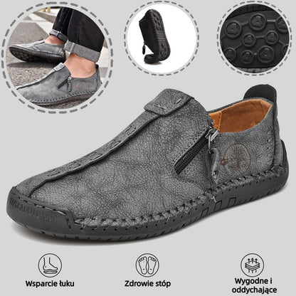 🎉Ostatni dzień! 50% zniżki! ✅ Buty ortopedyczne zaprojektowane specjalnie dla osób z problemami stóp, wykonane z australijskiej skóry cielęcej 👞 Zapewniają wsparcie łuku stopy i łagodzą ból pleców, stawów i stóp.