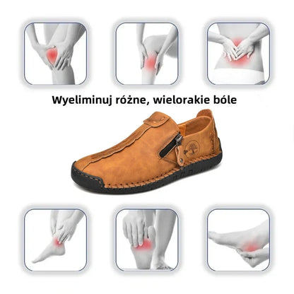 🎉Ostatni dzień! 50% zniżki! ✅ Buty ortopedyczne zaprojektowane specjalnie dla osób z problemami stóp, wykonane z australijskiej skóry cielęcej 👞 Zapewniają wsparcie łuku stopy i łagodzą ból pleców, stawów i stóp.