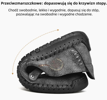 🎉Ostatni dzień! 50% zniżki! ✅ Buty ortopedyczne zaprojektowane specjalnie dla osób z problemami stóp, wykonane z australijskiej skóry cielęcej 👞 Zapewniają wsparcie łuku stopy i łagodzą ból pleców, stawów i stóp.