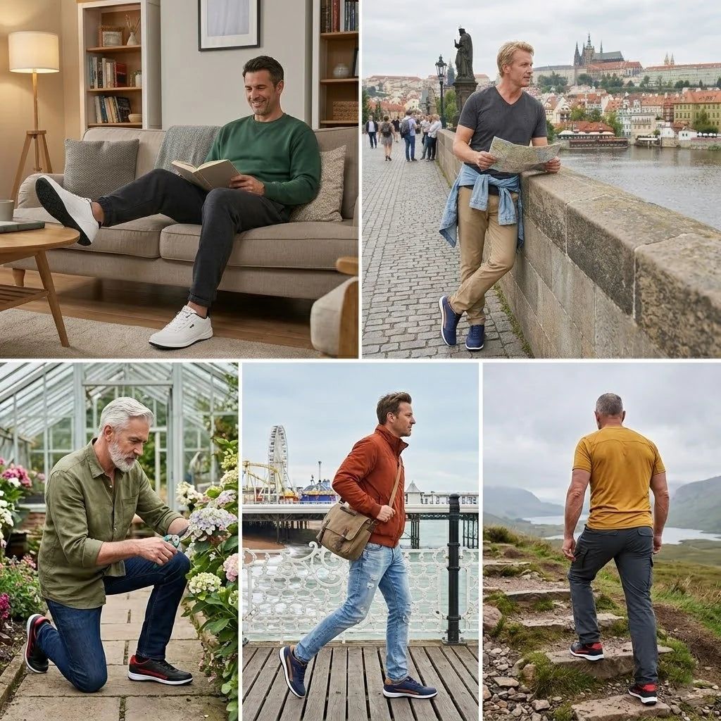 (🔥50% zniżki dzisiaj - nie przegap!) ⏰Rovefund® Ergonomiczna konstrukcja - Miękkie i wygodne buty ortopedyczne, pożegnaj się z bólem stóp i ciesz się komfortem przez cały dzień!
