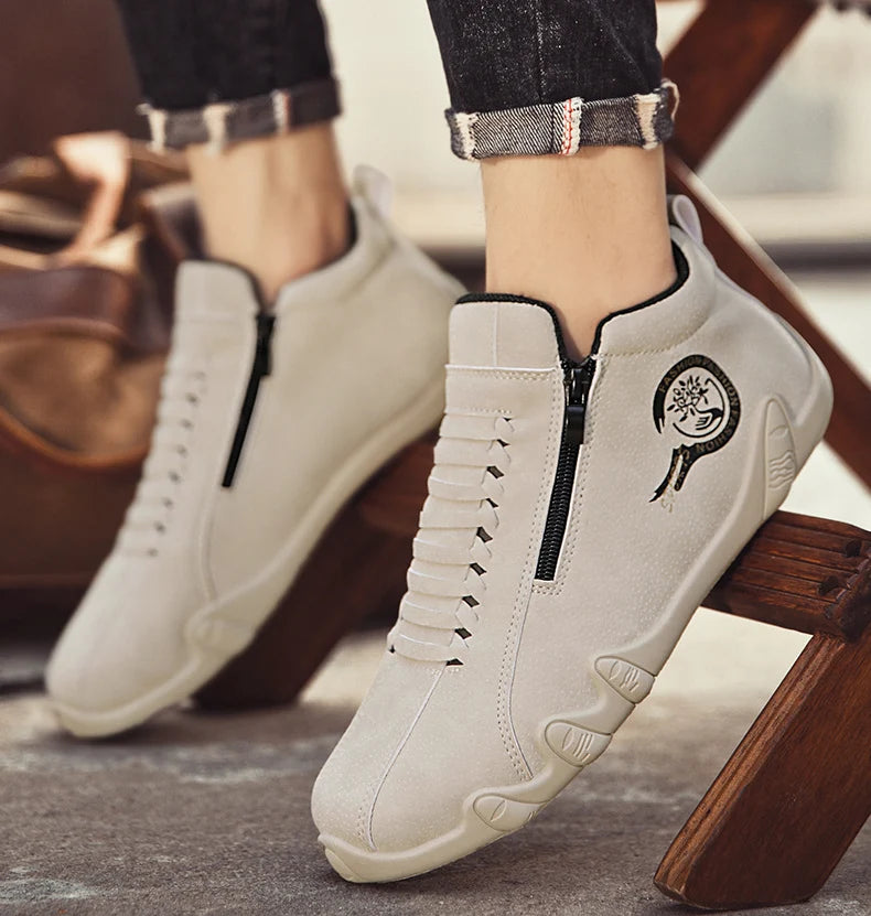 Męskie buty ortopedyczne Rovefund® | Wykonane z oryginalnej australijskiej skóry bydlęcej | Szyte ręcznie, wodoodporne i antypoślizgowe ✅ Wsparcie łuku stopy – wygodne chodzenie