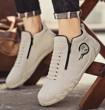 Męskie buty ortopedyczne Rovefund® | Wykonane z oryginalnej australijskiej skóry bydlęcej | Szyte ręcznie, wodoodporne i antypoślizgowe ✅ Wsparcie łuku stopy – wygodne chodzenie