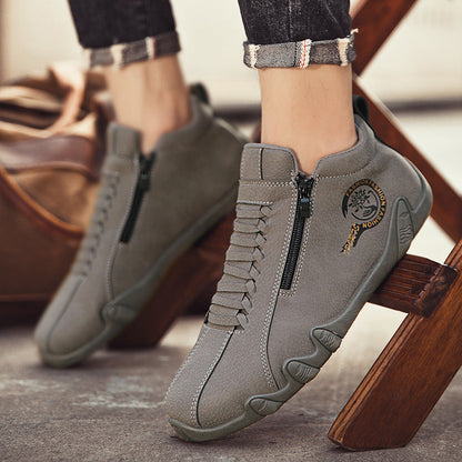 Męskie buty ortopedyczne Rovefund® | Wykonane z oryginalnej australijskiej skóry bydlęcej | Szyte ręcznie, wodoodporne i antypoślizgowe ✅ Wsparcie łuku stopy – wygodne chodzenie