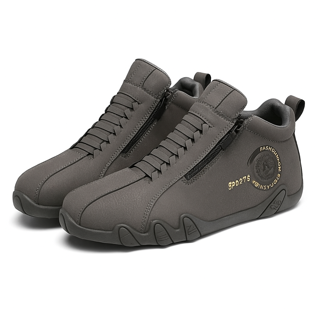 Męskie buty ortopedyczne Rovefund® | Wykonane z oryginalnej australijskiej skóry bydlęcej | Szyte ręcznie, wodoodporne i antypoślizgowe ✅ Wsparcie łuku stopy – wygodne chodzenie
