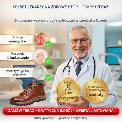 🔥50% zniżki dzisiaj — nie przegap! ⏰Ergonomicznie zaprojektowane buty ortopedyczne — ręcznie szyta skóra, konstrukcja z podparciem łuku stopy👞 z łatwością łagodzą ból stóp.
