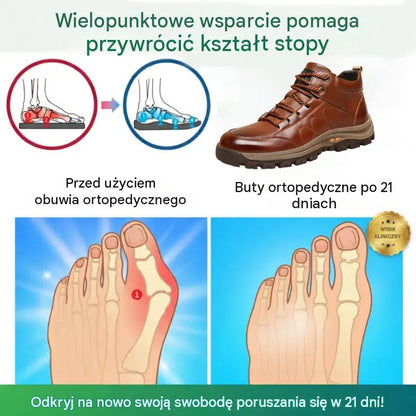 🔥50% zniżki dzisiaj — nie przegap! ⏰Ergonomicznie zaprojektowane buty ortopedyczne — ręcznie szyta skóra, konstrukcja z podparciem łuku stopy👞 z łatwością łagodzą ból stóp.