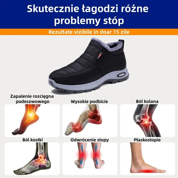 🎉Dzisiejsza oferta specjalna: 50% zniżki – nie przegap! ⏰Ergonomiczne, zimowe buty ortopedyczne łagodzące ból stóp, kolan i pleców – unisex