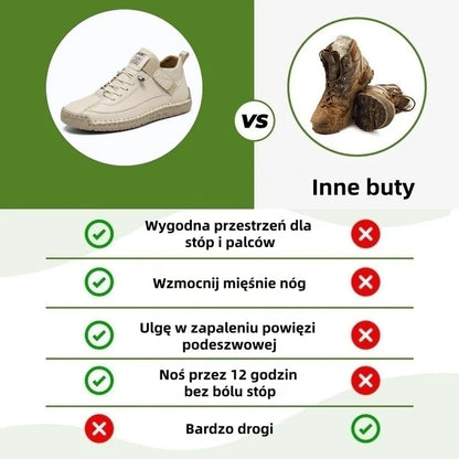 Ostatni dzień! 50% zniżki! ✅ Ortopedyczne obuwie medyczne zaprojektowane specjalnie dla osób z problemami stóp, aby uśmierzyć ból pleców, stawów i stóp.