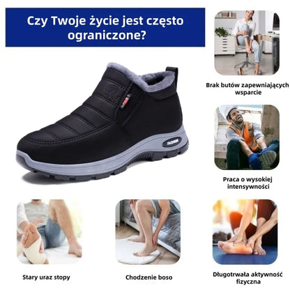 🎉Dzisiejsza oferta specjalna: 50% zniżki – nie przegap! ⏰Ergonomiczne, zimowe buty ortopedyczne łagodzące ból stóp, kolan i pleców – unisex