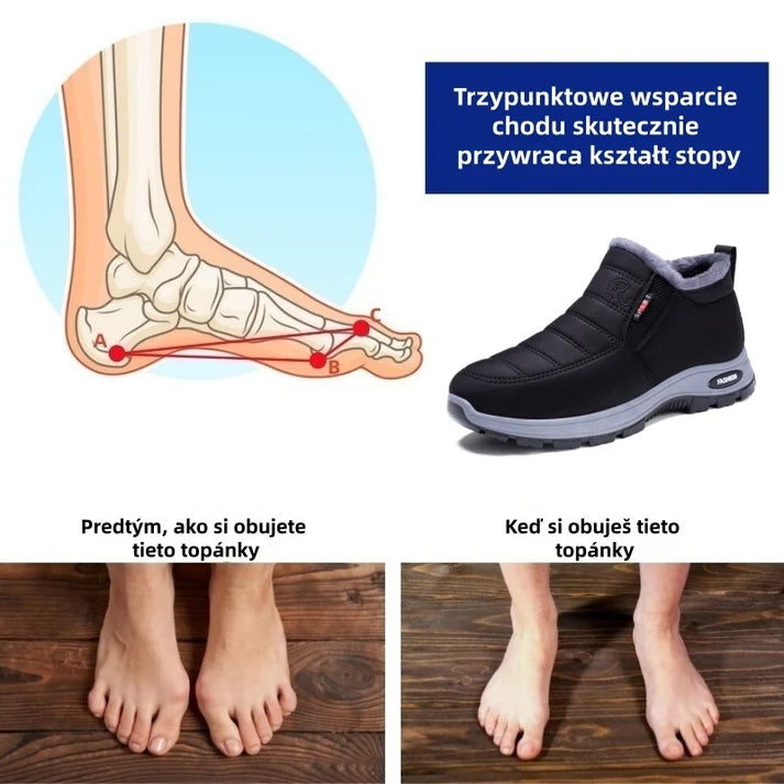 🎉Dzisiejsza oferta specjalna: 50% zniżki – nie przegap! ⏰Ergonomiczne, zimowe buty ortopedyczne łagodzące ból stóp, kolan i pleców – unisex