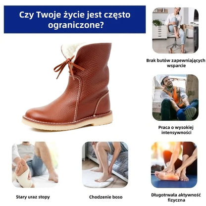 🎉 Dzisiejsza okazja: 50% taniej – nie przegap! ⏰ Ergonomiczne, ortopedyczne buty zimowe, które skutecznie łagodzą ból stóp, kolan i pleców.