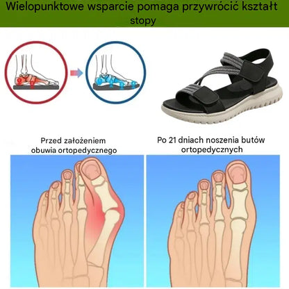 ⏰ Ostatni dzień z rabatem 60% – nie przegap okazji! ✅️ Wygodne sandały ze wsparciem łuku stopy – ergonomiczny design.