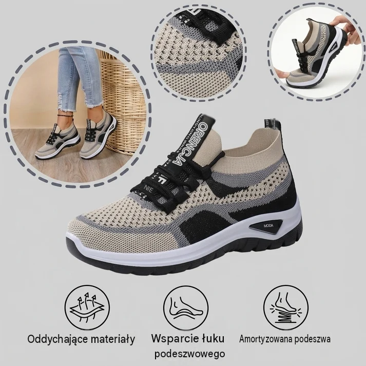 【🎁Ostatni dzień na 50% zniżki, nie przegap!】Ergonomiczne buty ortopedyczne z podparciem łuku stopy✅️, dzięki któremu chodzenie jest bezbolesne👞