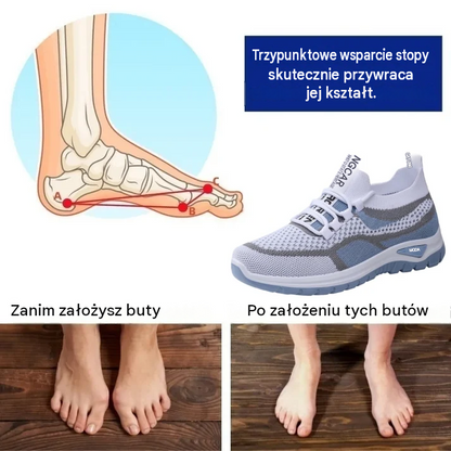 【🎁Ostatni dzień na 50% zniżki, nie przegap!】Ergonomiczne buty ortopedyczne z podparciem łuku stopy✅️, dzięki któremu chodzenie jest bezbolesne👞